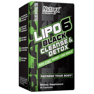 Lipo 6 Black Cleanse & Detox 60 Caps