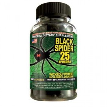 Black Spider 25 100 Caps