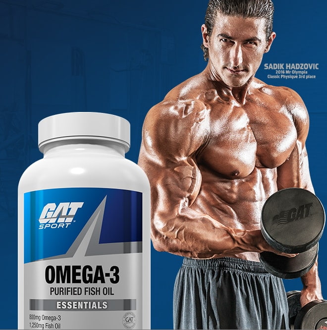 GAT Sport Omega-3 Purified Fish Oil