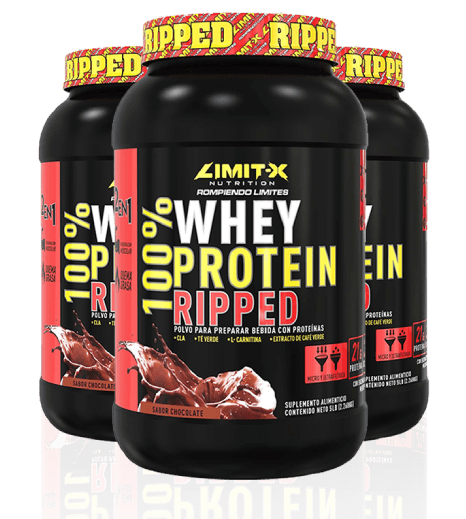 botes LimitX 100% Whey Protein Ripped