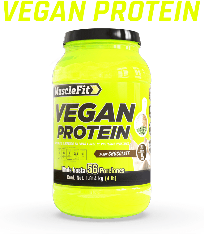 MuscleFit Vegan Protein Bottle